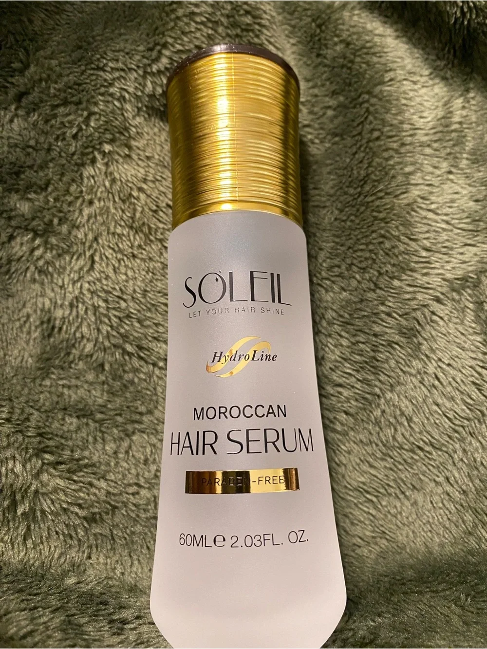 SOLEIL Moroccan Hair Serum - Gold Cap